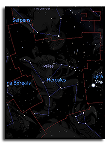 озвездие северного полушария Hercules