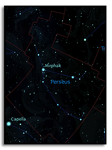 созвездие северной части неба Perseus